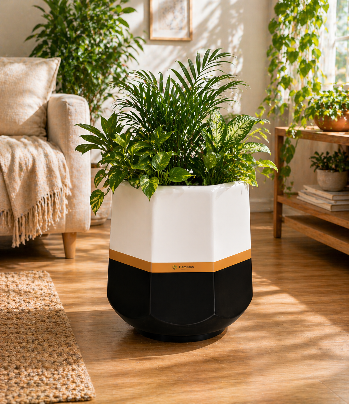 Elite Hex FRP Planter - Medium